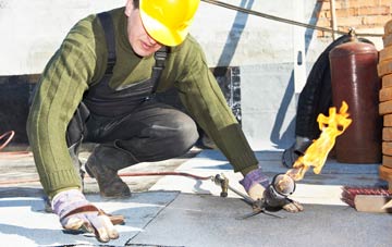 Seaton Sluice flat roof construction
